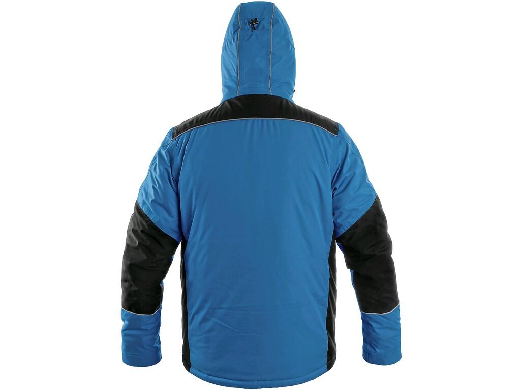 Bunda CXS BALTIMORE, pánská, středně modrá - černá, vel. 2XL